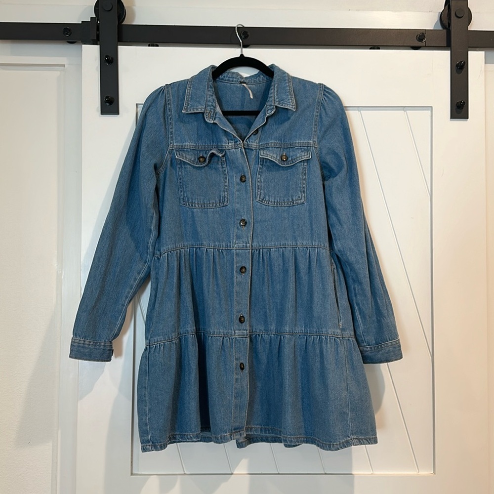Free people denim dress